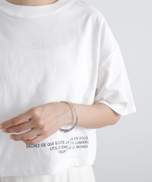 N.（N. Natural Beauty Basic）（エヌエヌナチュラルビューティーベーシック）の「変形バングル（バングル/リストバンド・レディース・シルバー/ゴールド・FREE）」の3枚目の写真