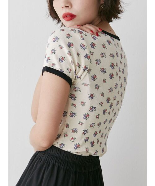 MILLER（ミラー）の「MillerフィットTシャツ【コラボ】（Tシャツ/カットソー・レディース・オレンジ/ピンク/ブルー/アイボリー・MEDIUM）」の6枚目の写真