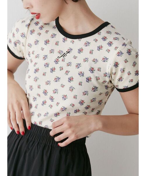 MILLER（ミラー）の「MillerフィットTシャツ【コラボ】（Tシャツ/カットソー・レディース・オレンジ/ピンク/ブルー/アイボリー・MEDIUM）」の9枚目の写真