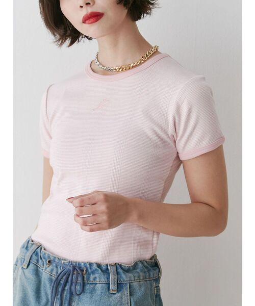 MILLER（ミラー）の「MillerフィットTシャツ【コラボ】（Tシャツ/カットソー・レディース・オレンジ/ピンク/ブルー/アイボリー・MEDIUM）」の14枚目の写真