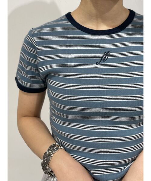 MILLER（ミラー）の「MillerフィットTシャツ【コラボ】（Tシャツ/カットソー・レディース・オレンジ/ピンク/ブルー/アイボリー・MEDIUM）」の3枚目の写真