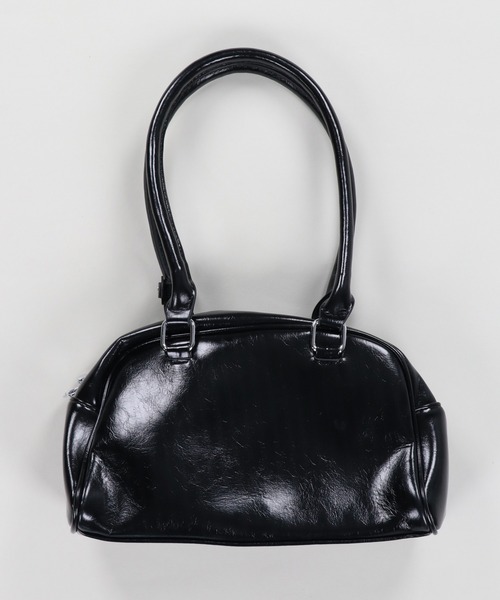 SPINNS（スピンズ）の「リボンポケット 合皮ハンドバッグ / 500mlペットボトル収納可能（ハンドバッグ・レディース・ブラック/レッド/シルバー/サックスブルー/イエロー/ピンク/ホワイト/グレー系その他・ONESIZE）」の13枚目の写真