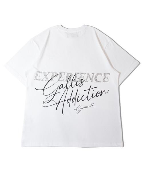 GALLIS ADDICTION(ガリスアディクション)の「GA STONE&PRINT TEE(Tシャツ/カットソー・メンズ・ホワイト/ブラック・M/L)」の2枚目の写真
