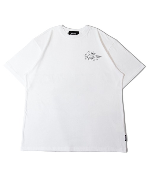 GALLIS ADDICTION(ガリスアディクション)の「GA STONE&PRINT TEE(Tシャツ/カットソー・メンズ・ホワイト/ブラック・M/L)」の3枚目の写真