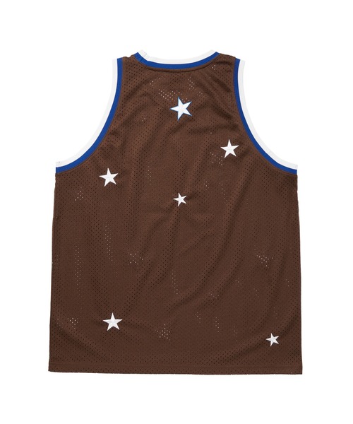 HUF(ハフ)の「ALL STAR BASKETBALL JERSEY / HUF ハフ バスケットボール ジャージ(タンクトップ・メンズ・ブラウン・SMALL/XX-LARGE/X-LARGE/LARGE/MEDIUM)」の6枚目の写真