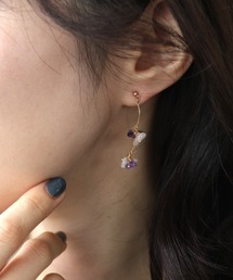 天然石ピアス