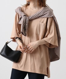 FUNALIVE（ファンアライブ）の「Pigmented oversized pocket T-shirt / ピグメント加工オーバーサイズポケット付きTシャツ unisex（Tシャツ/カットソー）」