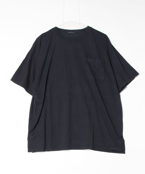 FUNALIVE（ファンアライブ）の「Pigmented oversized pocket T-shirt / ピグメント加工オーバーサイズポケット付きTシャツ unisex（Tシャツ/カットソー・メンズ・グリーン/チャコール/ブラック/パープル/ネイビー/ベージュ・L/M/XL）」の19枚目の写真