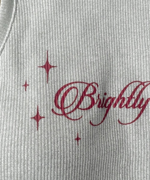 SHAGGIE（シャギー）の「【カップ付き】サイドシャーリングラメタンクアメスリ（タンクトップ・レディース・シルバー/ブラック/グリーン・FREE）」の10枚目の写真