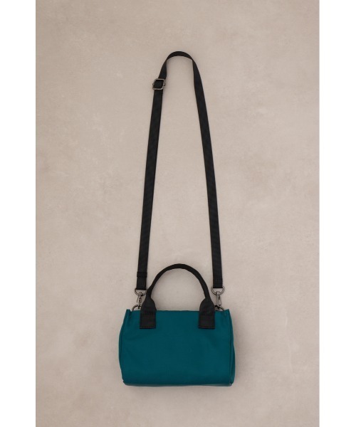 セール】ロゴプレート高密度ナイロンミニバッグ（ショルダーバッグ