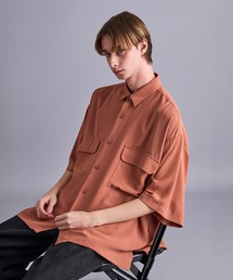 JUNRED | 【 セットアップ対応 】ドレープツイルビッグシャツ(シャツ/ブラウス)