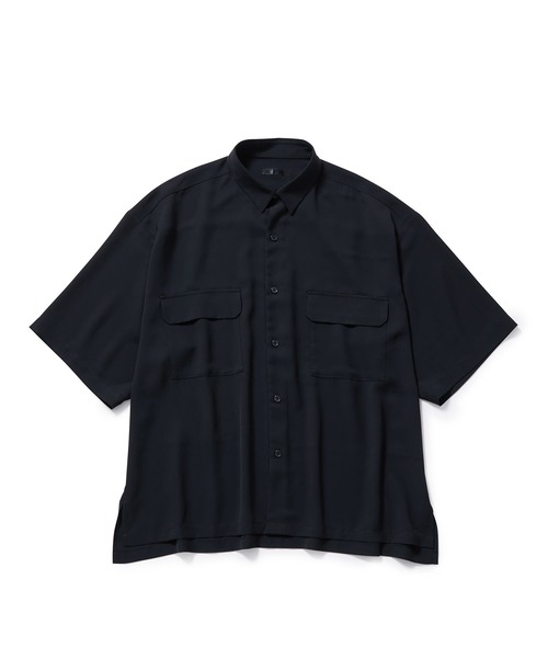 JUNRED（ジュンレッド）の「【 セットアップ対応 】ドレープツイルビッグシャツ（シャツ/ブラウス・メンズ・オレンジ/ブラック/グレー系その他・L/M/S）」の18枚目の写真