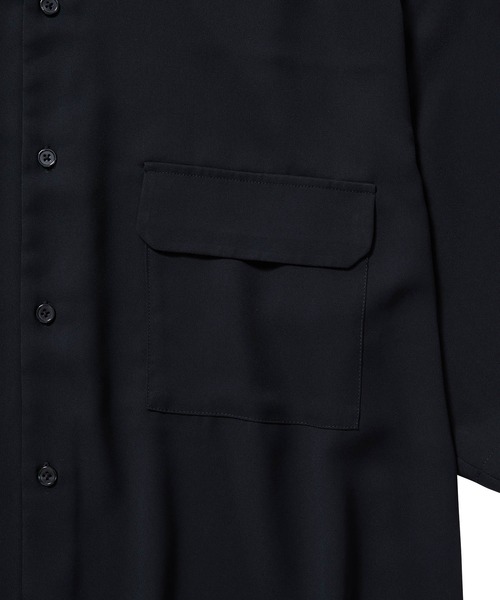 JUNRED（ジュンレッド）の「【 セットアップ対応 】ドレープツイルビッグシャツ（シャツ/ブラウス・メンズ・オレンジ/ブラック/グレー系その他・L/M/S）」の15枚目の写真