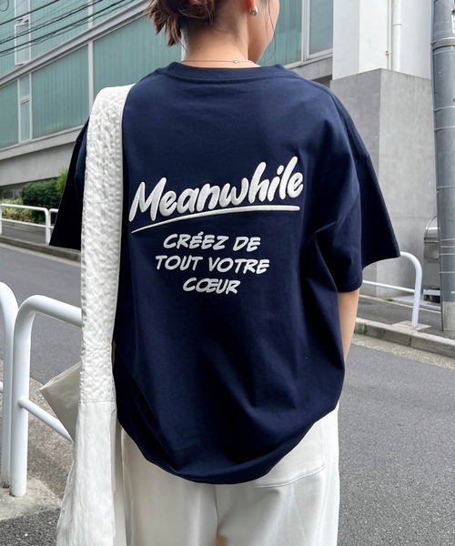 セール】【新色追加】プリントエンブロイダリーロゴ半袖Tシャツ