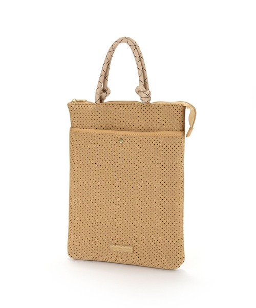 BARNYARDSTORM（バンヤードストーム）の「BARNYARDSTORM / パンチングPCケース【WEB限定】（トートバッグ・レディース・ベージュ/ブラック・FREE）」の13枚目の写真