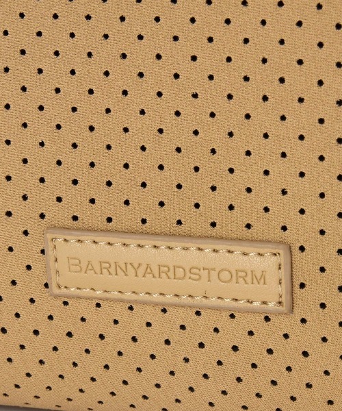 BARNYARDSTORM（バンヤードストーム）の「BARNYARDSTORM / パンチングPCケース【WEB限定】（トートバッグ・レディース・ベージュ/ブラック・FREE）」の14枚目の写真