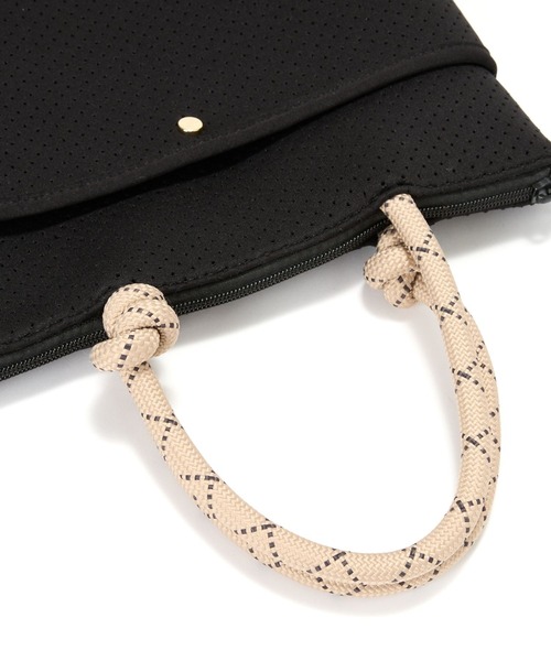 BARNYARDSTORM（バンヤードストーム）の「BARNYARDSTORM / パンチングPCケース【WEB限定】（トートバッグ・レディース・ベージュ/ブラック・FREE）」の9枚目の写真