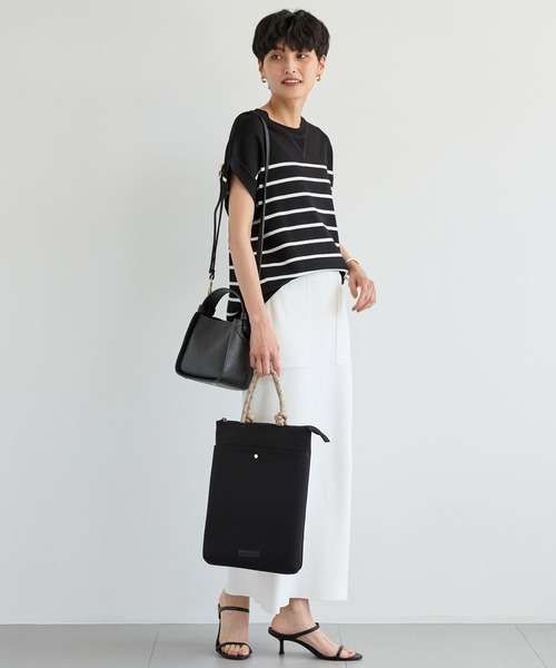 BARNYARDSTORM（バンヤードストーム）の「BARNYARDSTORM / パンチングPCケース【WEB限定】（トートバッグ・レディース・ベージュ/ブラック・FREE）」の16枚目の写真