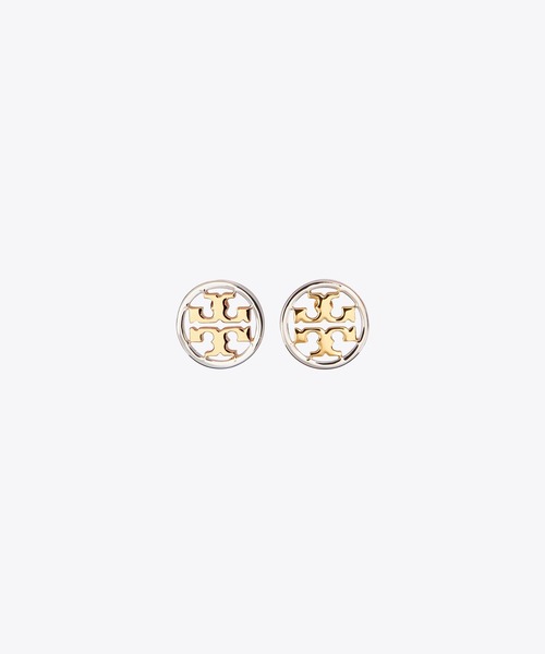 TORY BURCH（トリーバーチ）の「アイコン スタッズ ピアス（ピアス（両耳用）・レディース・ゴールド/シルバー/その他/ピンクゴールド・ONE SIZE）」の4枚目の写真