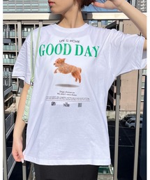 【spiritoso】GOOD DAY シートプリントTシャツ (CP)