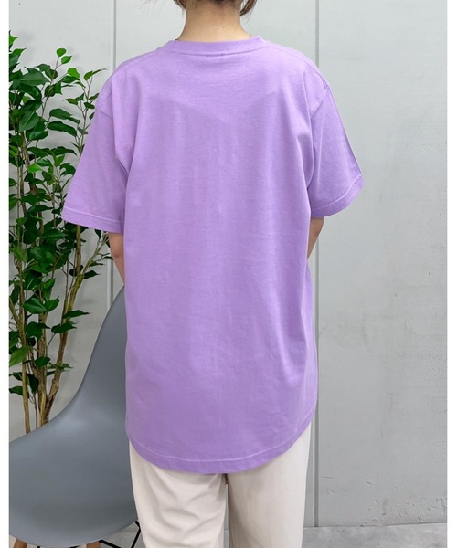 spiritoso(スピリトーゾ)の「【spiritoso】GOOD DAY シートプリントTシャツ (CP)(Tシャツ/カットソー・レディース・ホワイト/オートミール/ライトパープル・M/L)」の12枚目の写真