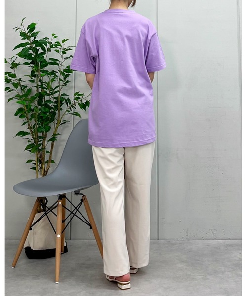 spiritoso(スピリトーゾ)の「【spiritoso】GOOD DAY シートプリントTシャツ (CP)(Tシャツ/カットソー・レディース・ホワイト/オートミール/ライトパープル・M/L)」の13枚目の写真