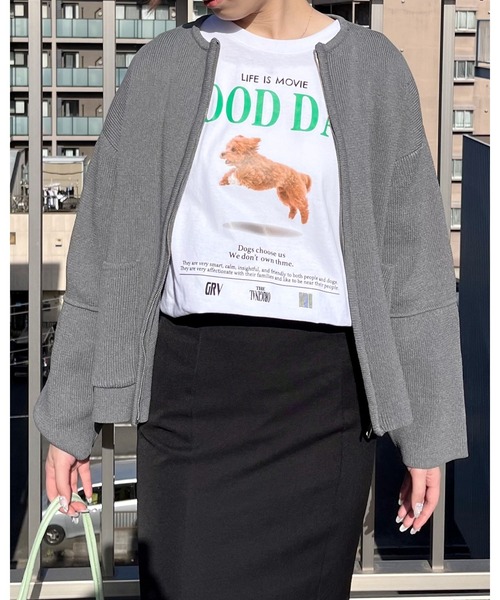spiritoso(スピリトーゾ)の「【spiritoso】GOOD DAY シートプリントTシャツ (CP)(Tシャツ/カットソー・レディース・ホワイト/オートミール/ライトパープル・M/L)」の17枚目の写真