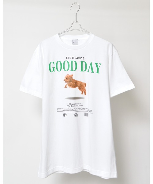 spiritoso(スピリトーゾ)の「【spiritoso】GOOD DAY シートプリントTシャツ (CP)(Tシャツ/カットソー・レディース・ホワイト/オートミール/ライトパープル・M/L)」の19枚目の写真