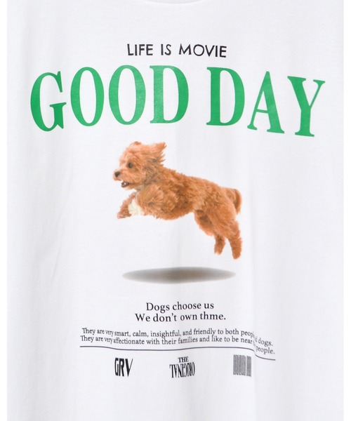 spiritoso(スピリトーゾ)の「【spiritoso】GOOD DAY シートプリントTシャツ (CP)(Tシャツ/カットソー・レディース・ホワイト/オートミール/ライトパープル・M/L)」の20枚目の写真