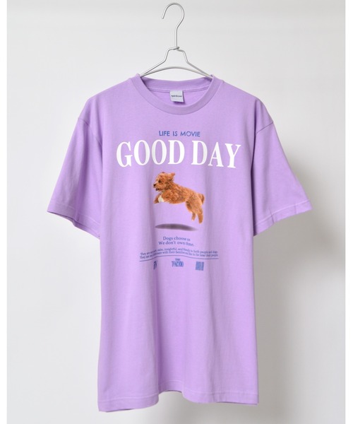spiritoso(スピリトーゾ)の「【spiritoso】GOOD DAY シートプリントTシャツ (CP)(Tシャツ/カットソー・レディース・ホワイト/オートミール/ライトパープル・M/L)」の21枚目の写真