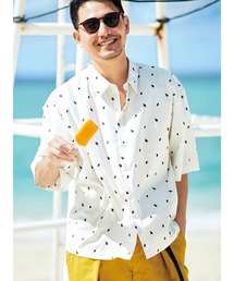 サニークラウズ　チョコバーが食べたくなるシャツ〈メンズ〉