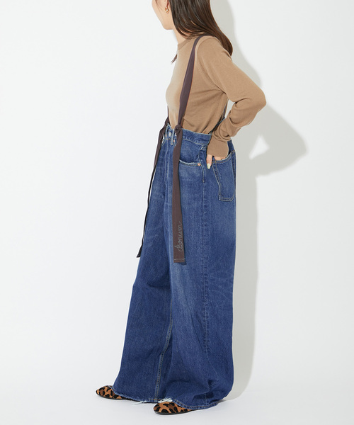 Bonum（ボナム）の「デニムワイドサロペット（サロペット