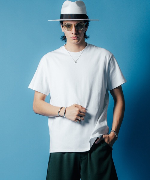 CRIMIE(クライミー)の「CREW NECK SHORT SLEEVE SHIRT / クルーネック T シャツ(Tシャツ/カットソー・メンズ・ホワイト/ブラック/ヘザーグレー・S/M/L/XL/XXL)」の2枚目の写真