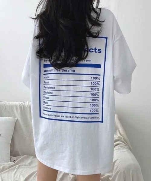 CANVAS+(キャンバスプラス)の「【CANVAS+】バックプリントルーズTシャツ(Tシャツ/カットソー・レディース・ブラック/サックスブルー/ダークグリーン/ホワイト・M)」の21枚目の写真