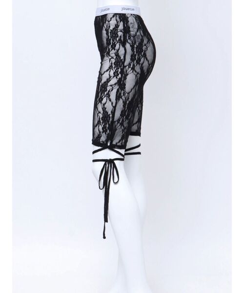 jouetie（ジュエティ）の「レースアップバイカーパンツ（その他パンツ・レディース・ブラック/オフホワイト・MEDIUM）」の10枚目の写真