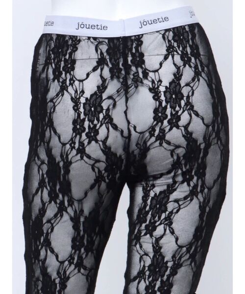 jouetie（ジュエティ）の「レースアップバイカーパンツ（その他パンツ・レディース・ブラック/オフホワイト・MEDIUM）」の12枚目の写真