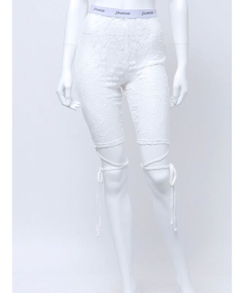 jouetie（ジュエティ）の「レースアップバイカーパンツ（その他パンツ・レディース・ブラック/オフホワイト・MEDIUM）」の18枚目の写真