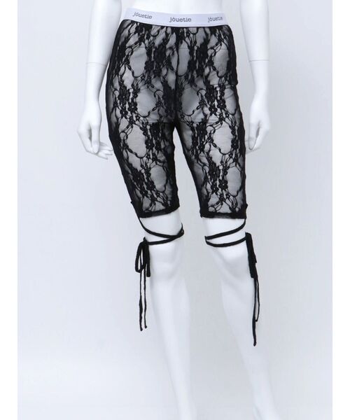 jouetie（ジュエティ）の「レースアップバイカーパンツ（その他パンツ・レディース・ブラック/オフホワイト・MEDIUM）」の19枚目の写真