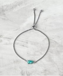 tone | 【Tiny gem room】ターコイズ ステンレス ブレスレット(MA)(ブレスレット)