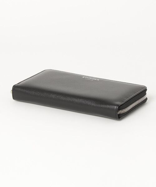 ETTINGER（エッティンガー）の「ETTINGER / エッティンガー：Large Zip-Around Purse w. Metal Zip：CP2051EJ[MUS]（財布・メンズ・ブラック・FREE）」の3枚目の写真