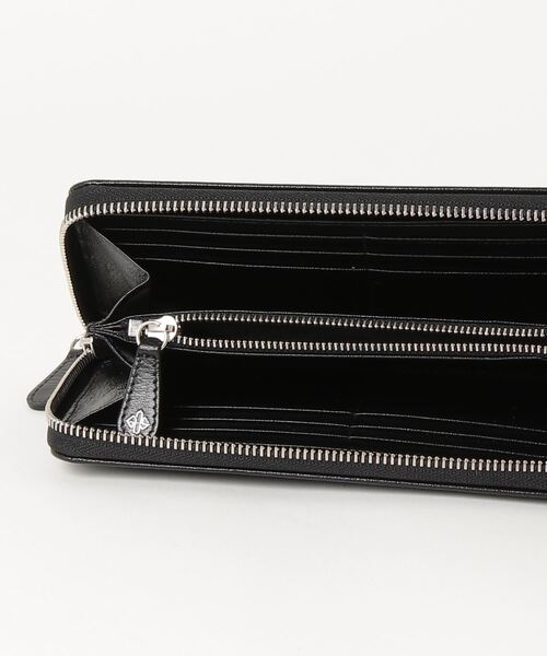 ETTINGER（エッティンガー）の「ETTINGER / エッティンガー：Large Zip-Around Purse w. Metal Zip：CP2051EJ[MUS]（財布・メンズ・ブラック・FREE）」の4枚目の写真