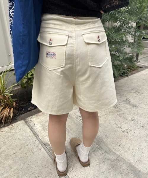 nanadecor ハーフパンツ free size 期間限定 AMBIDEX Store △〇 T/R ハーフパンツ(F グレー): bulle de savon