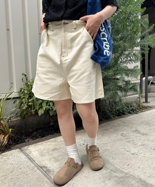 セール】《低身長サイズあり》配色ステッチハーフパンツ（その他