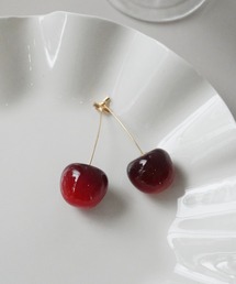Port（ポート）の「【 Port / ポート 】 クリア さくらんぼ ピアス / チェリー #_（ピアス（両耳用））」