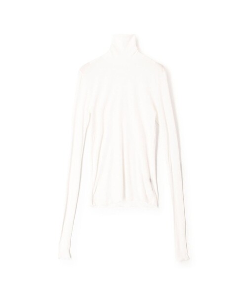 EDITION（エディション）の「キョウネンフライス ハイネックプルオーバー（Tシャツ/カットソー・レディース・ホワイト/ブラック/オレンジ・FREE）」の2枚目の写真