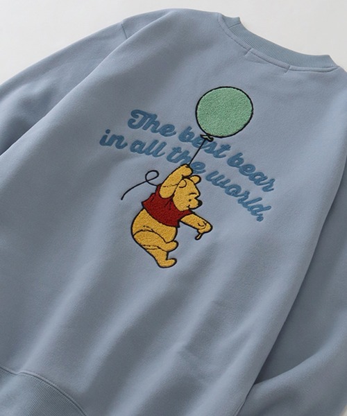 Disney(ディズニー)の「【Disney/ディズニー】アートワークデザイン 裏起毛 サガラ刺繍 クルーネック スウェット トレーナー(スウェット・レディース・オートミール/ダークグレー/ワインレッド/サックスブルー・M/L)」の16枚目の写真