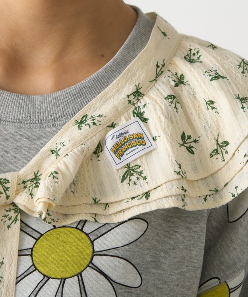 HELLO.SANFRANCISCO（ハローサンフランシスコ）の「【HELLO.SANFRANCISCO】フラワープリントマルチウェイフリルベルト（付け襟・レディース・アイボリー・ONESIZE）」の22枚目の写真