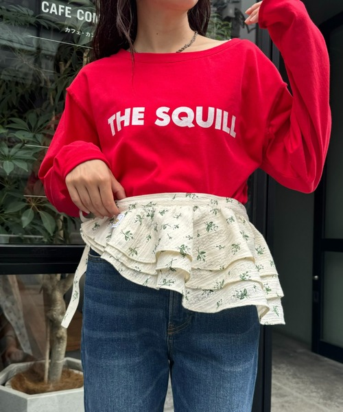 HELLO.SANFRANCISCO（ハローサンフランシスコ）の「【HELLO.SANFRANCISCO】フラワープリントマルチウェイフリルベルト（付け襟・レディース・アイボリー・ONESIZE）」の10枚目の写真