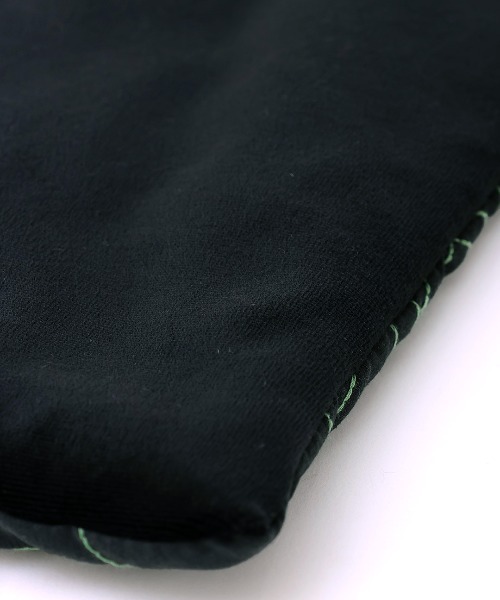 チチカカ(チチカカ)の「ネイティブ刺繍パッファーマフラー(マフラー・レディース・ブラック/カーキ・FREE)」の8枚目の写真