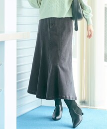 ANY SIS | 【洗える】ナローデニム スカート(デニムスカート)